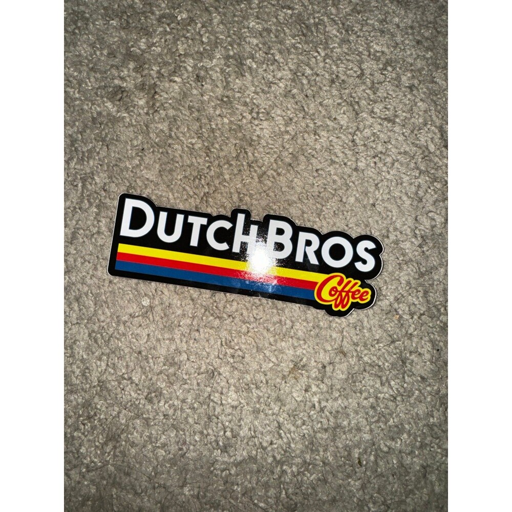 Dutch bros original sticker logo